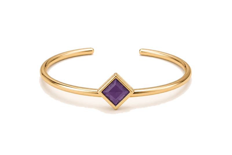 Amethyst Nano Bible cuff